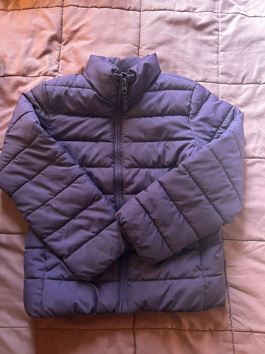 The Children's Place Puffer Jacket M/7-8 Purple