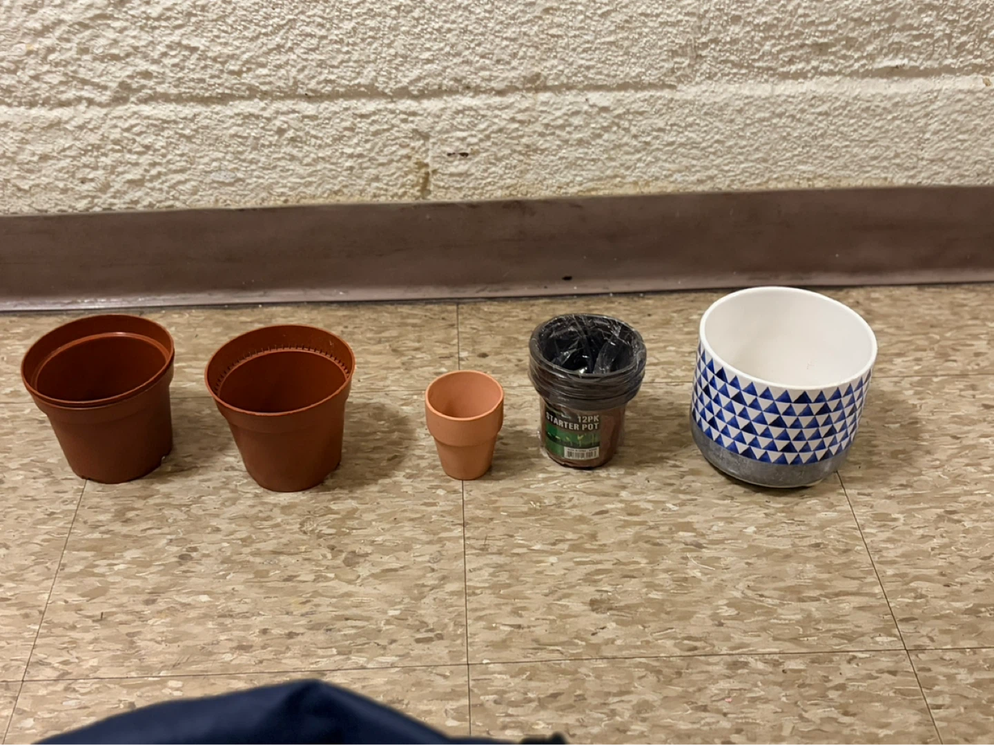 Assorted Small Plant Pots