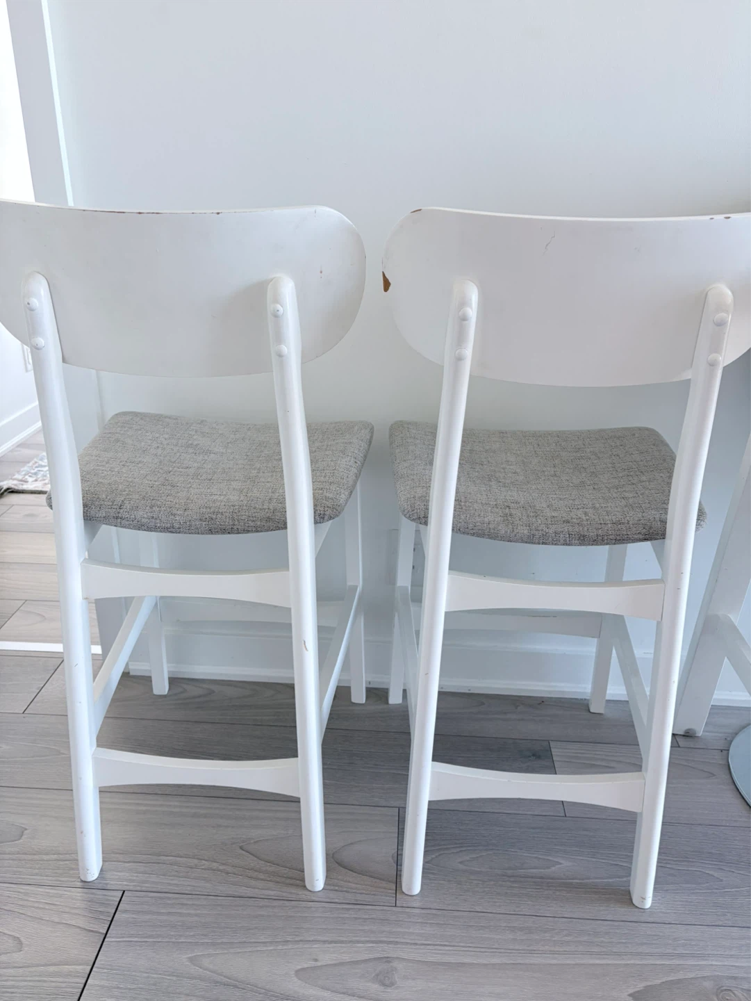 White and Grey Dining 5 piece Set - Structube - photo 4