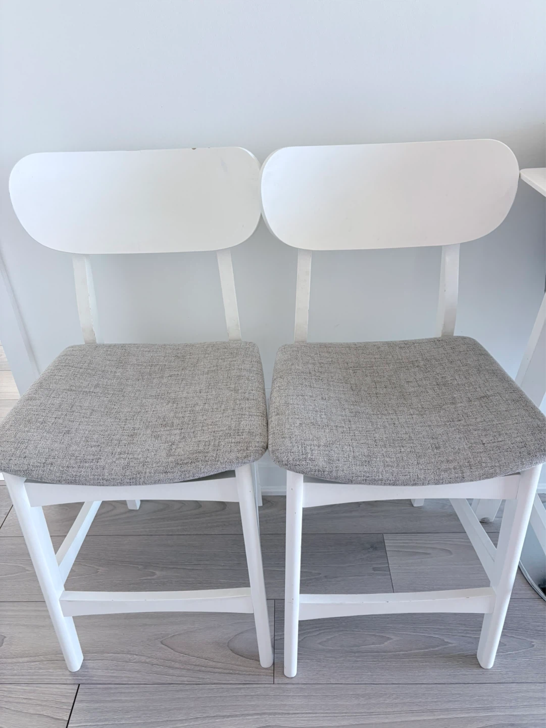 White and Grey Dining 5 piece Set - Structube - photo 3