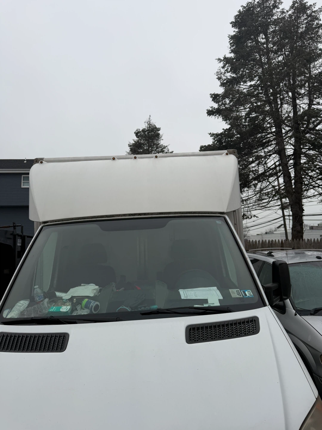 White Mercedes-Benz Sprinter Box Truck