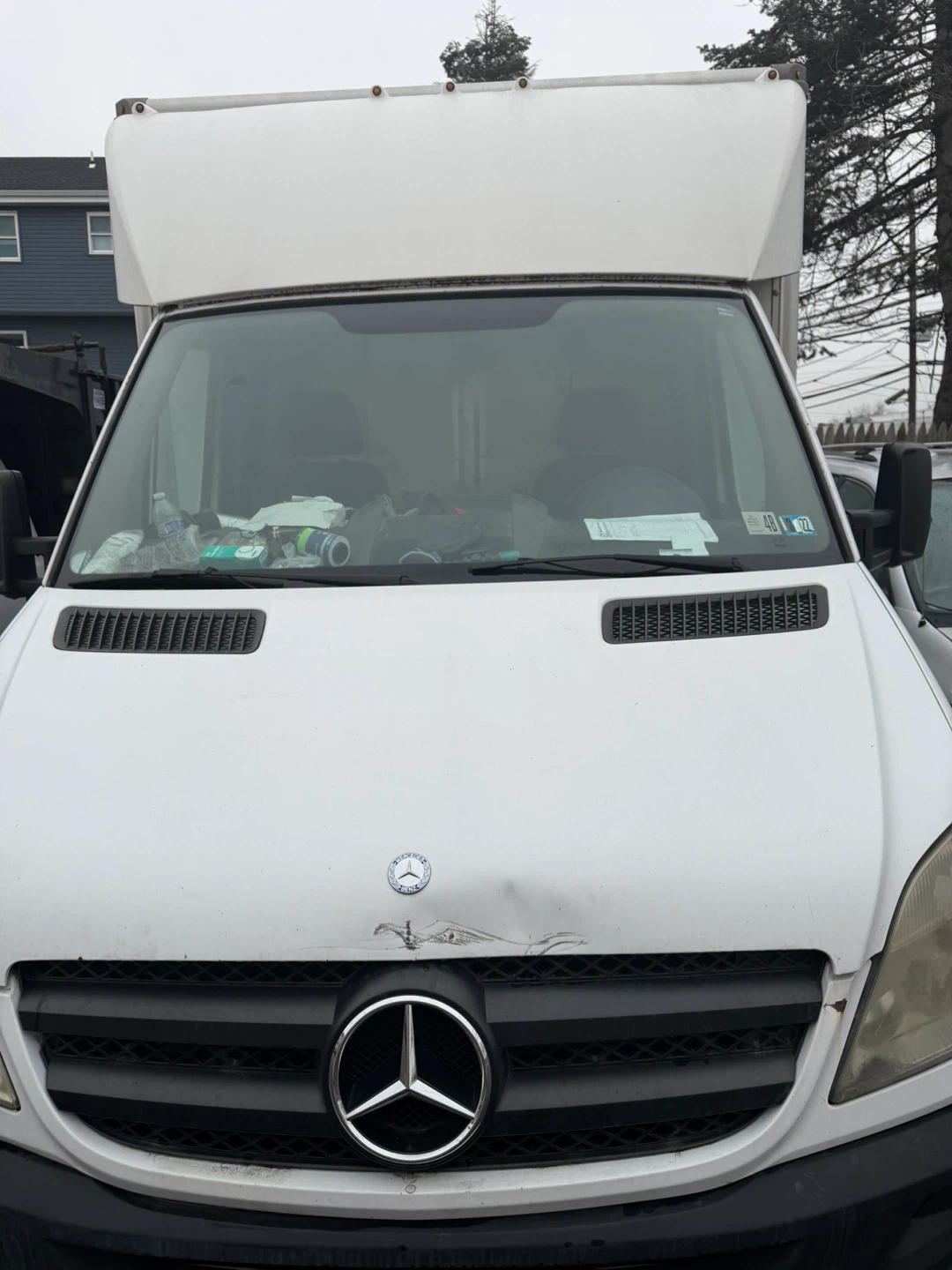 White Mercedes-Benz Sprinter Box Truck - photo 2