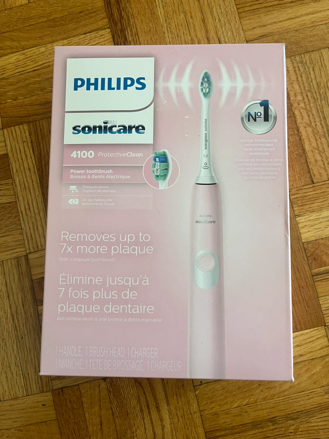 Philips Sonicare 4100 ProtectiveClean Electric Toothbrush - Pink