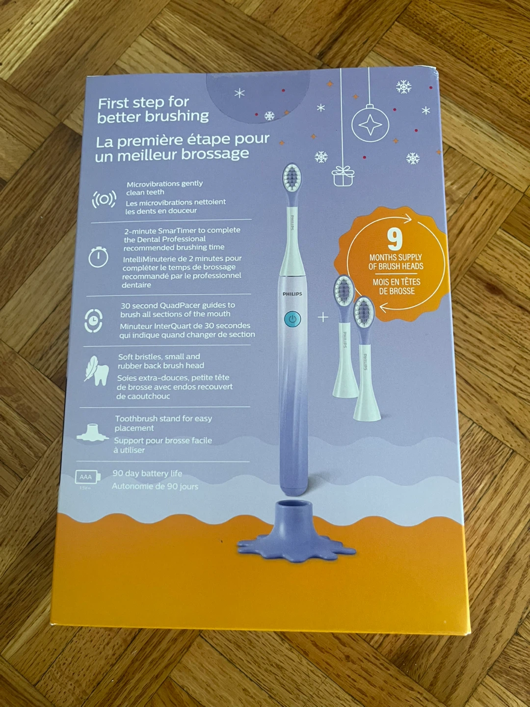 Philips One for Kids Battery Toothbrush - Purple - photo 2