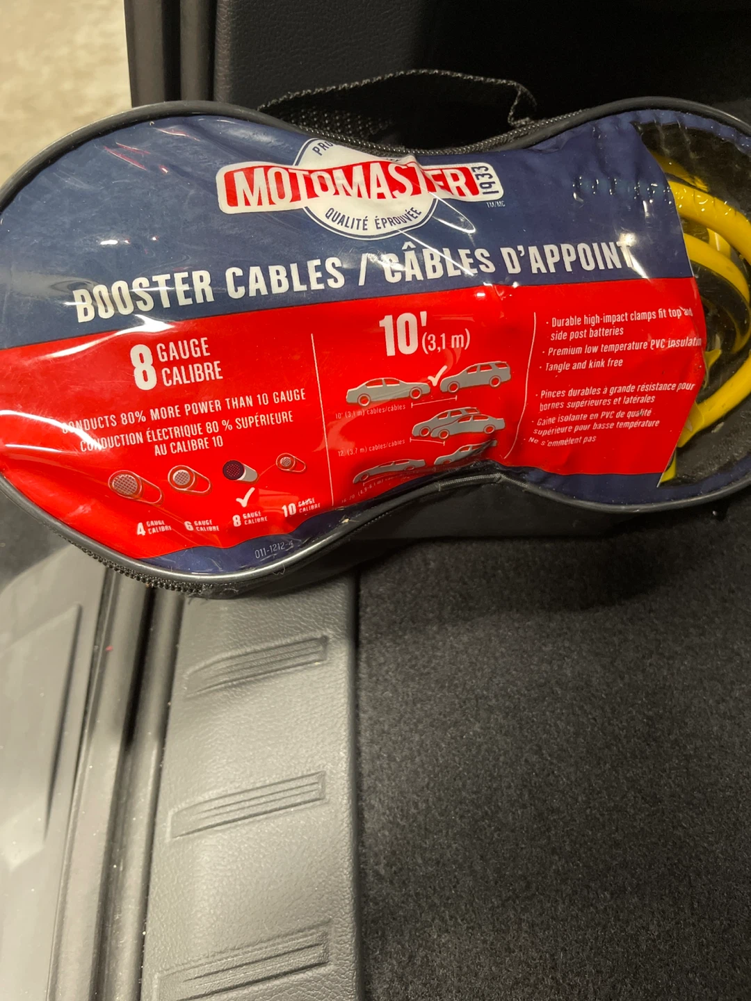 Motomaster Booster Cables - 10 ft, 8 Gauge