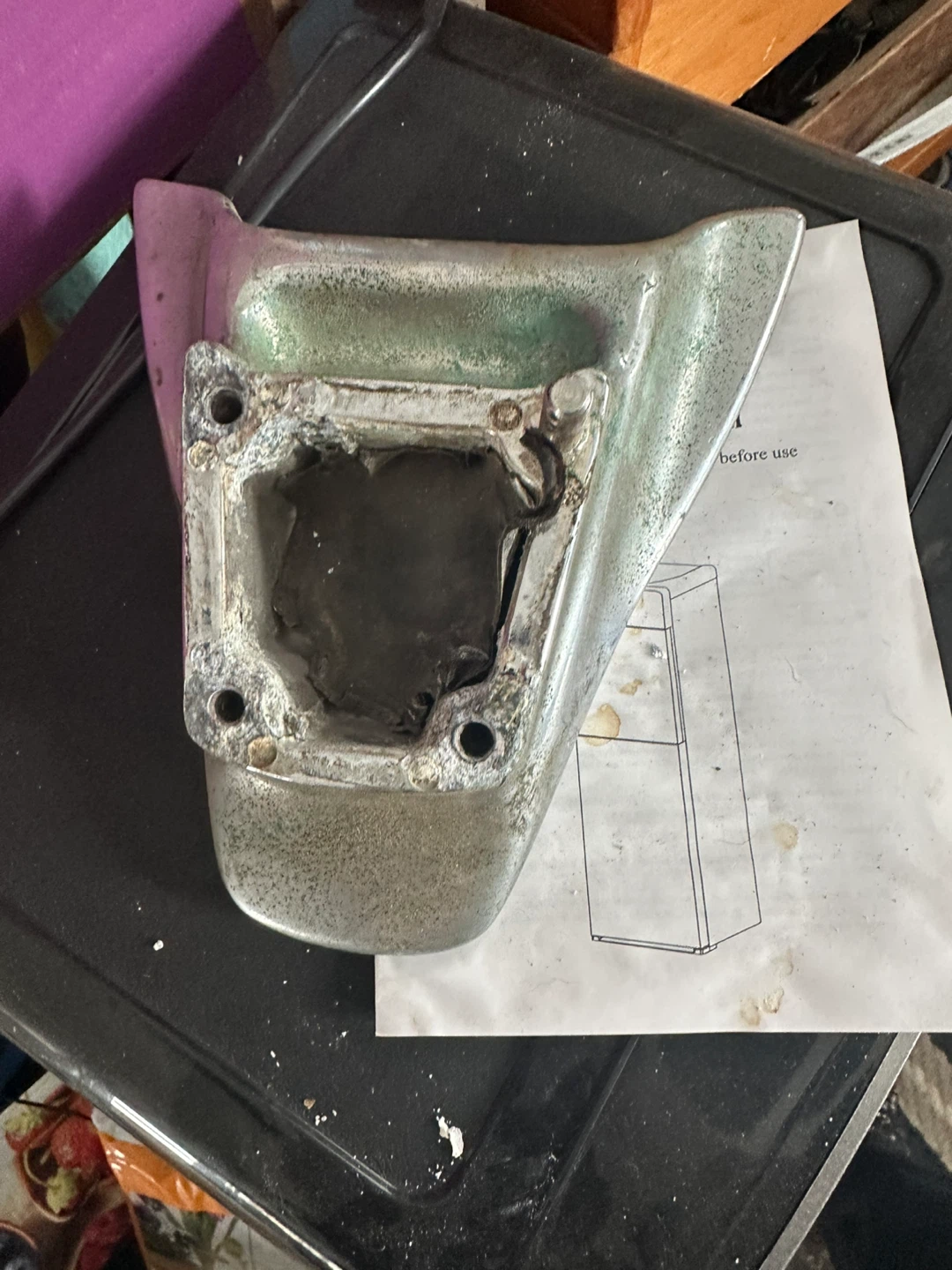 Vintage Chrome freightliner Hood Ornament - photo 5