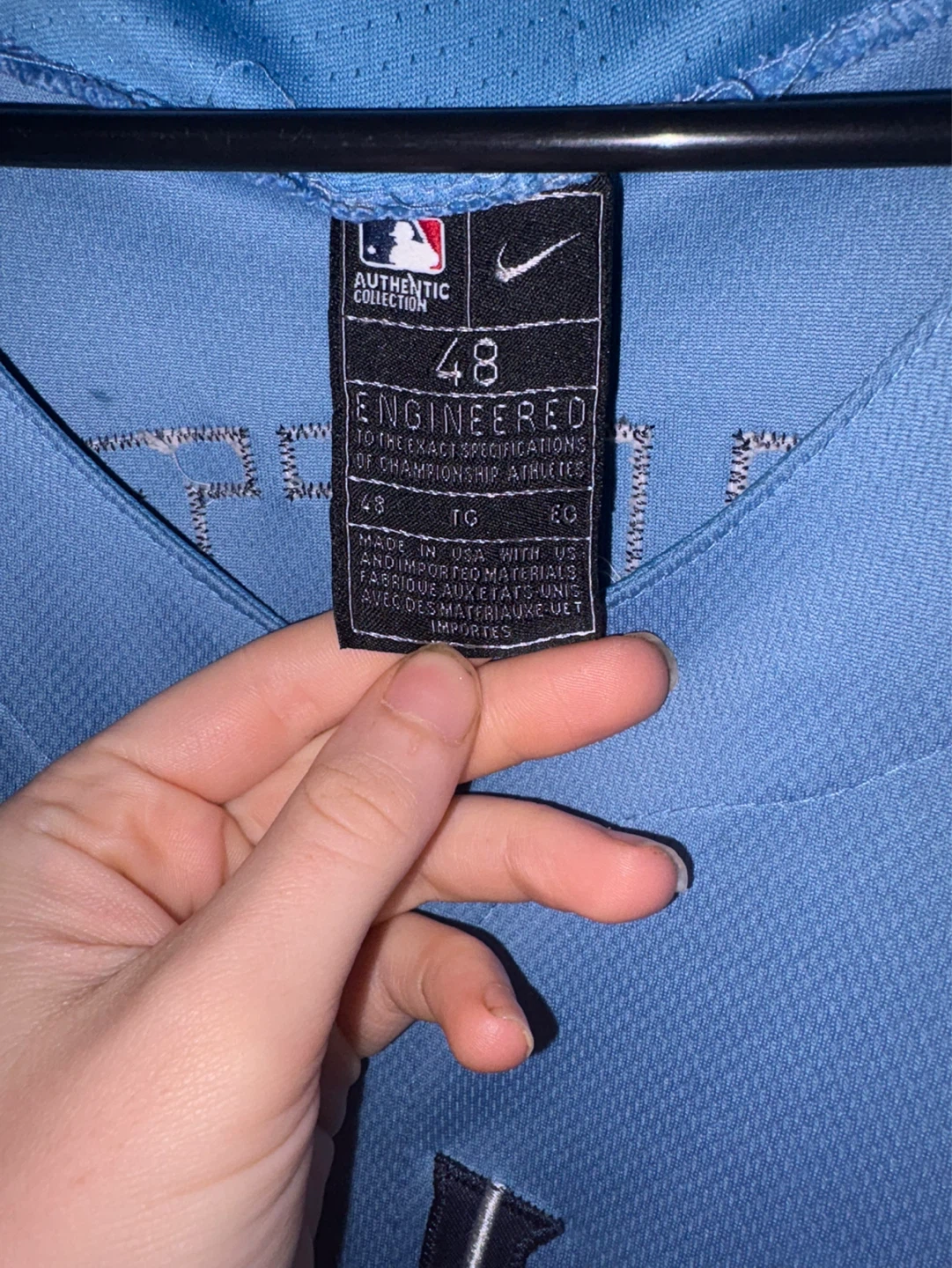 Nike Toronto Blue Jays Bichette #11 Baseball Jersey Size 48 - photo 5