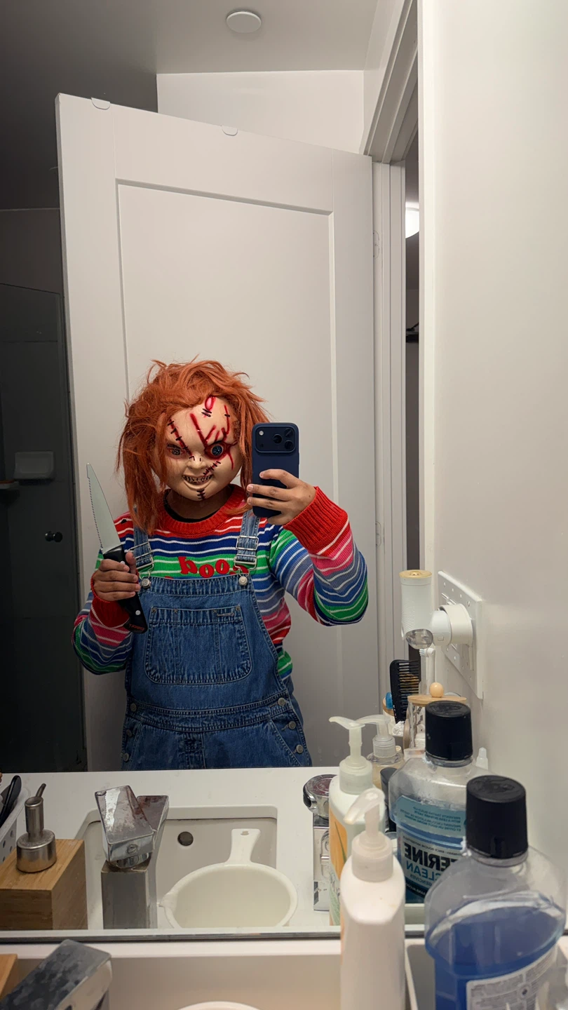 Chucky Doll Mask Halloween Costume Accessory - photo 2