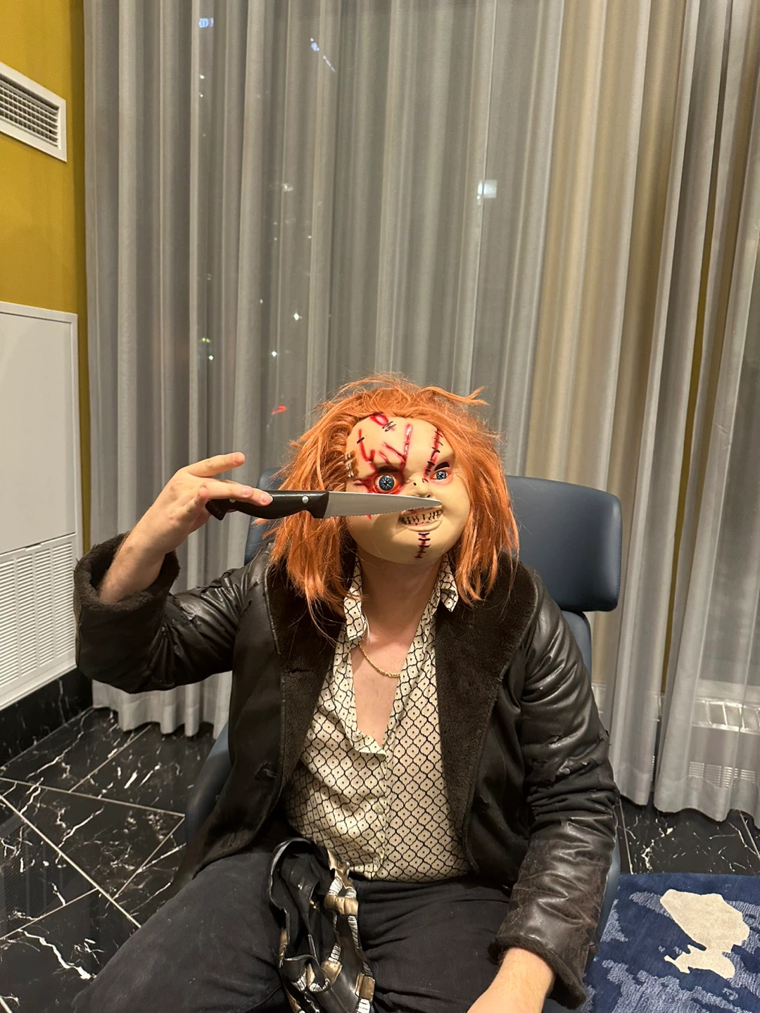 Chucky Doll Mask Halloween Costume Accessory - photo 4
