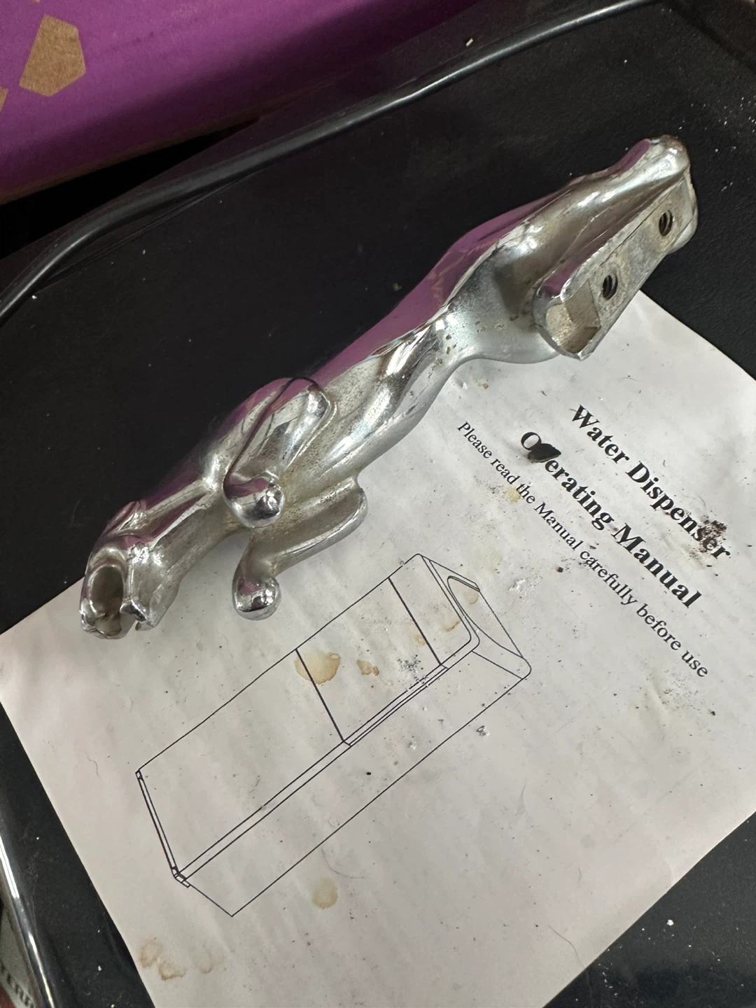 Chrome Jaguar Hood Ornament - photo 2