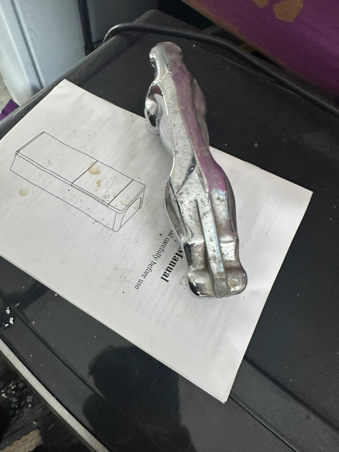 Chrome Jaguar Hood Ornament - photo 3