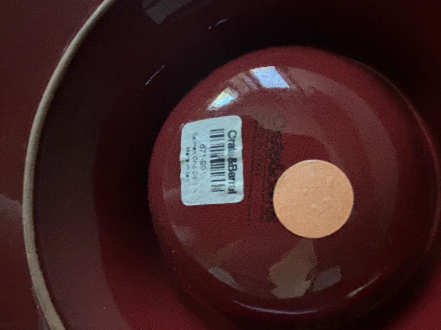 Crate & Barrel Red Dinnerware Set - 12 pcs - photo 3