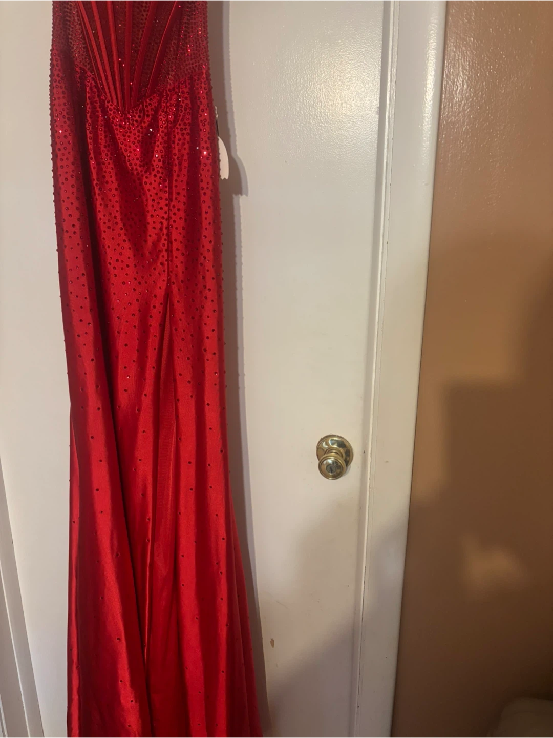 Sherri Hill Red Embellished Prom Dress Size 000 - photo 5
