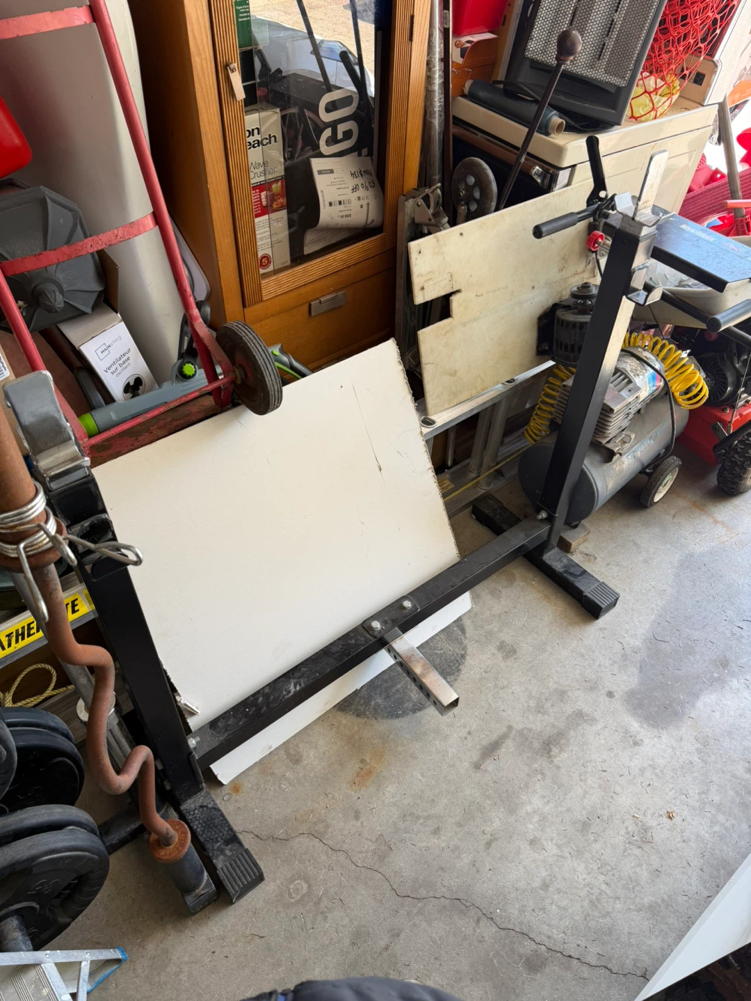 Weight Bench and Barbell Set - photo 2