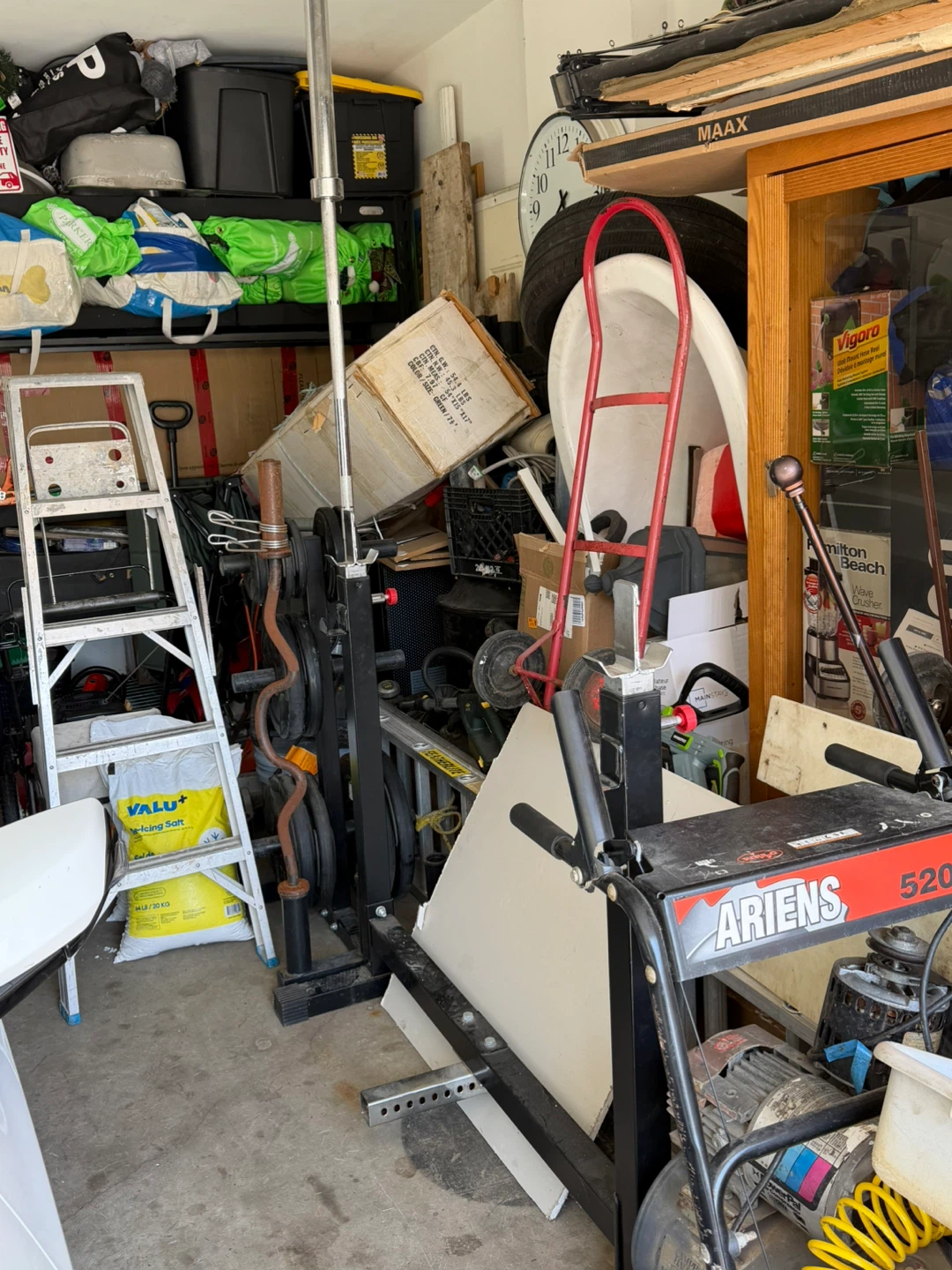 Weight Bench and Barbell Set
