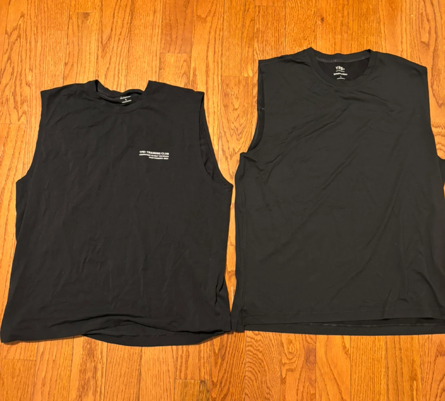 YPB TRAINING CLUB Black Sleeveless Tops - Set of 2