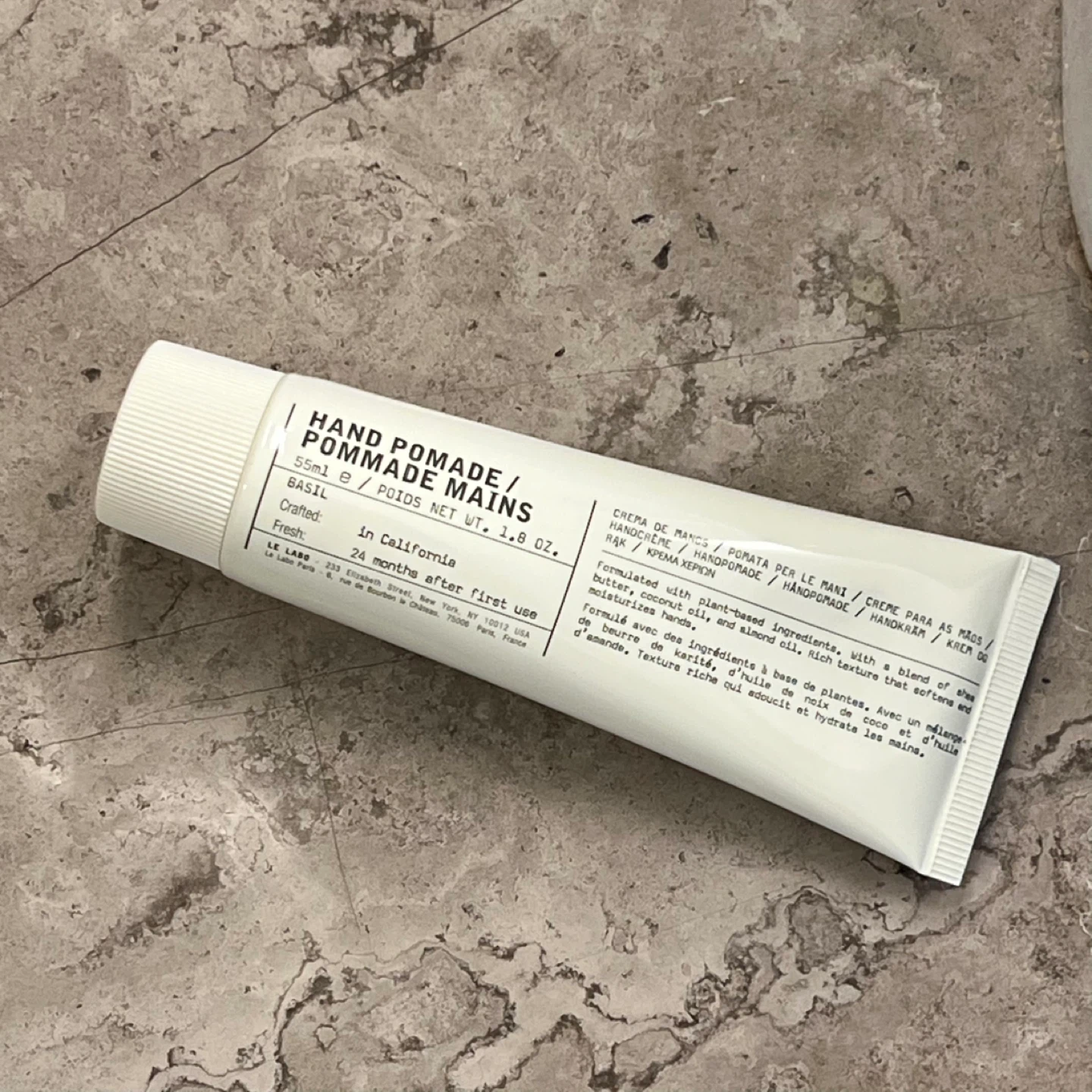 (Retail $55)New Le Labo Hand Pomade / Hand Cream- Basil