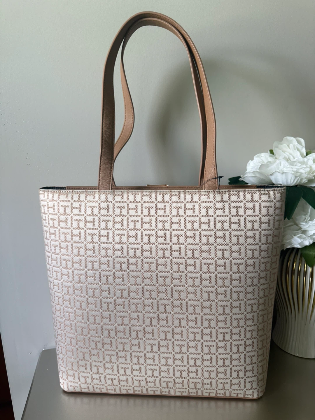 Tommy Hilfiger Tote Bag - Beige Monogram - photo 2