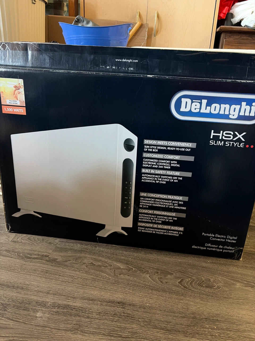 DeLonghi HSX Slim Style Portable Electric Heater