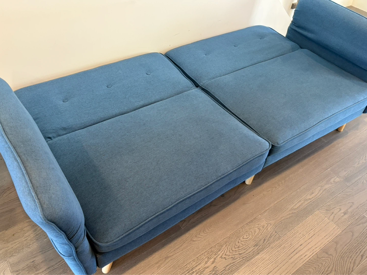 Good condition blue sofa - photo 5