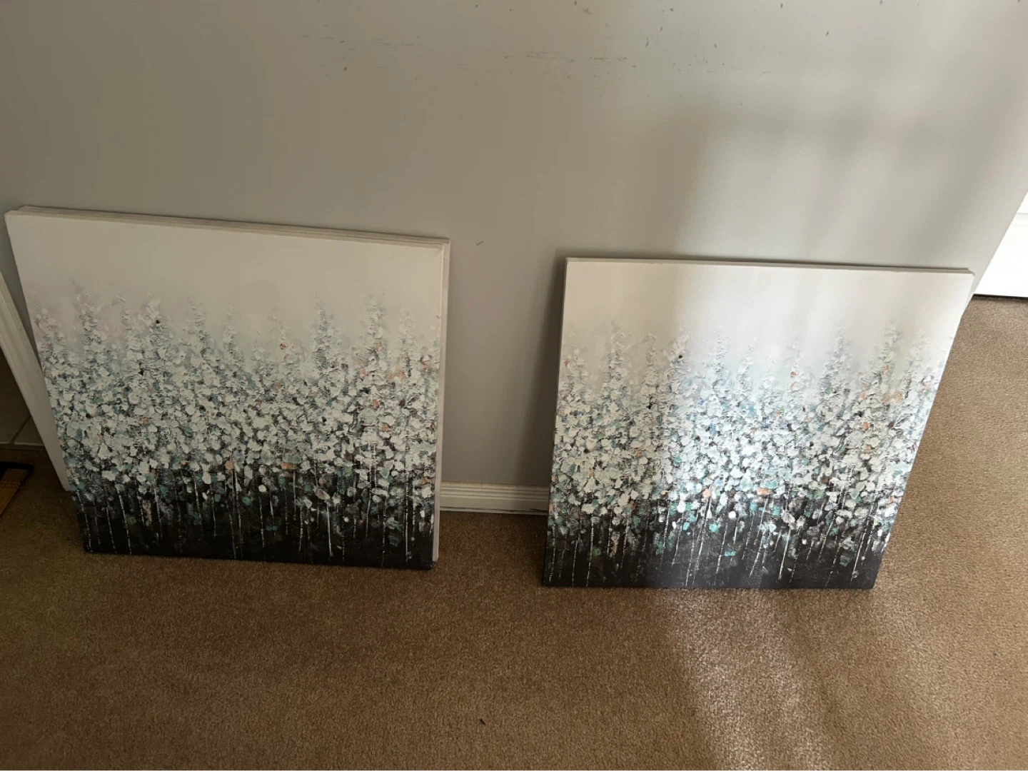 Canvas Wall Art Set - Floral and Cityscape Prints - photo 4