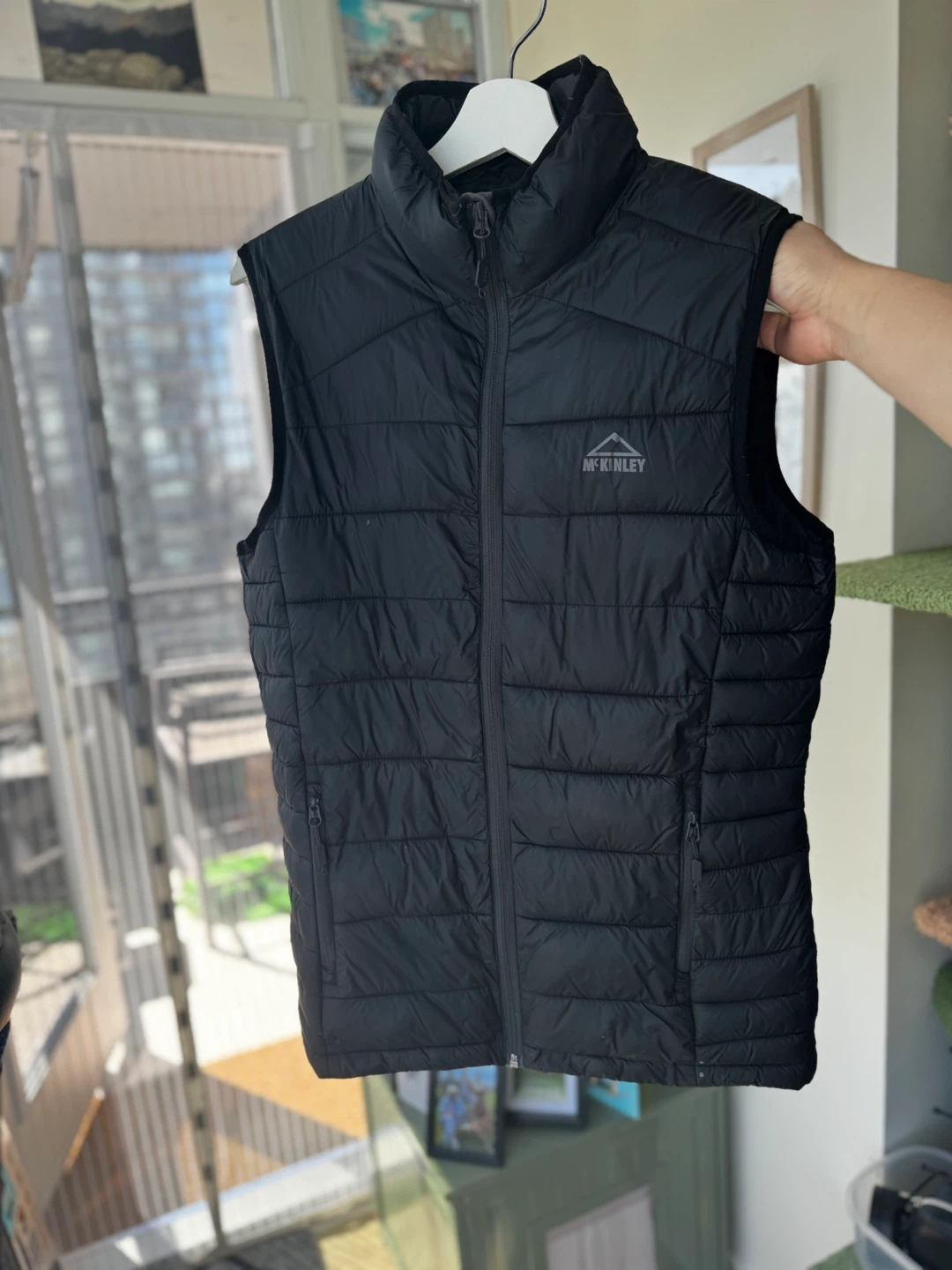 McKinley Black Puffer Vest Size S