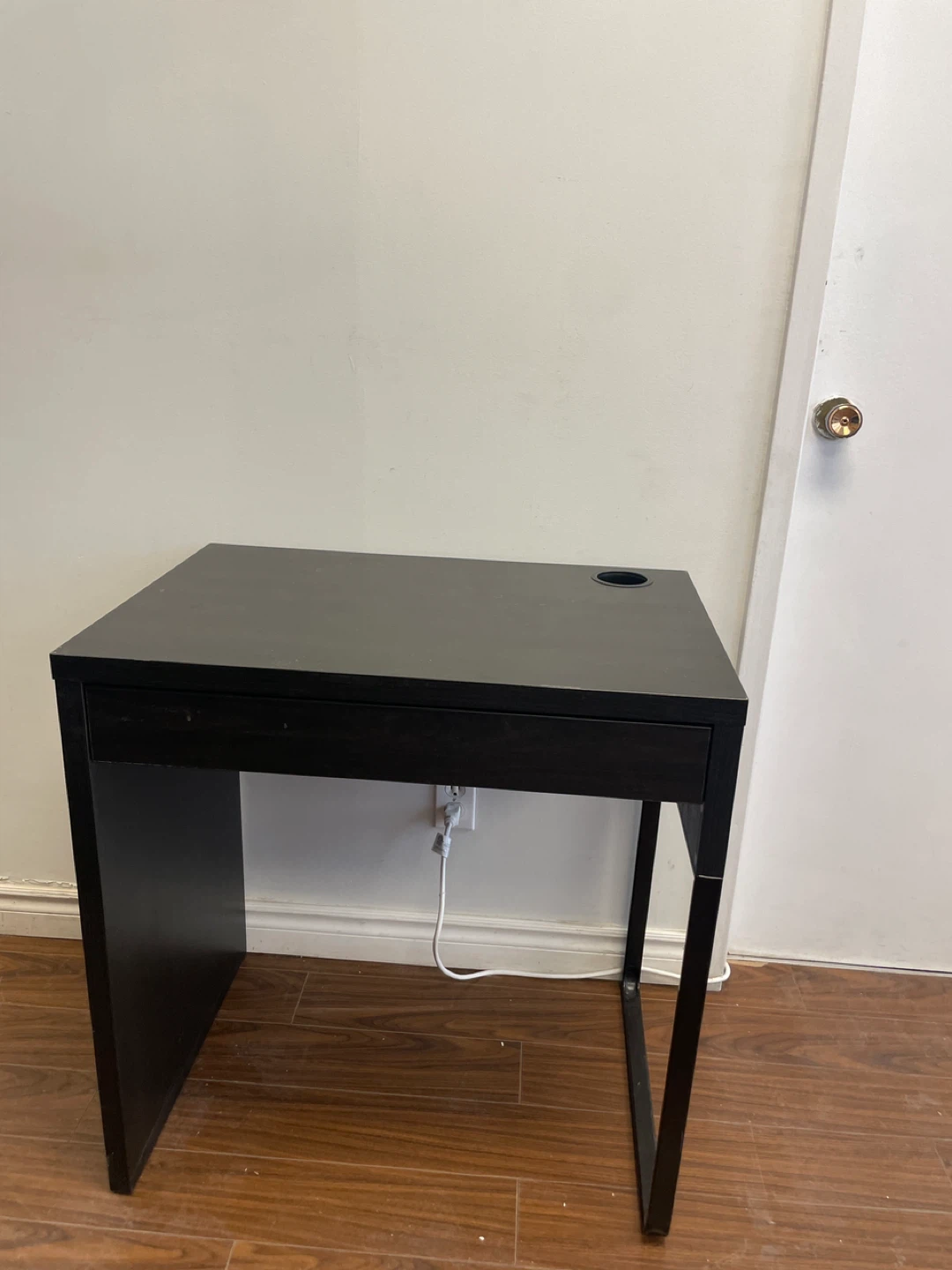Black Desk with Drawer