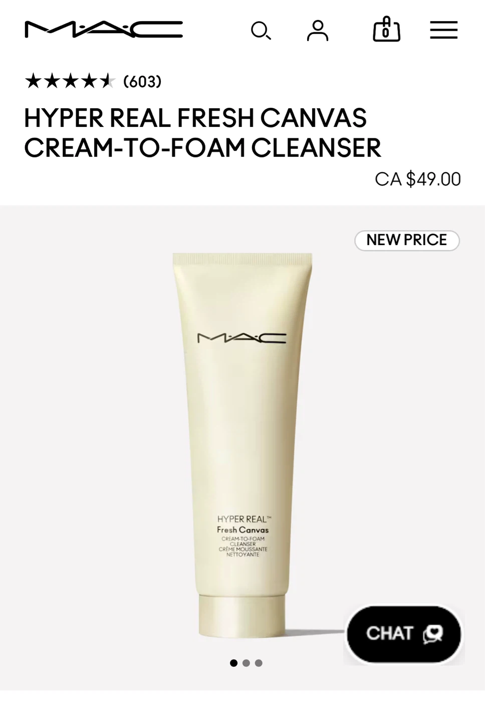 (Retail $55)New MAC Hyper Cream-to-Foam Cleanser - photo 4
