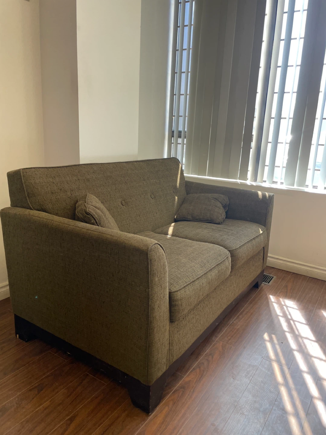 Brown Loveseat Sofa