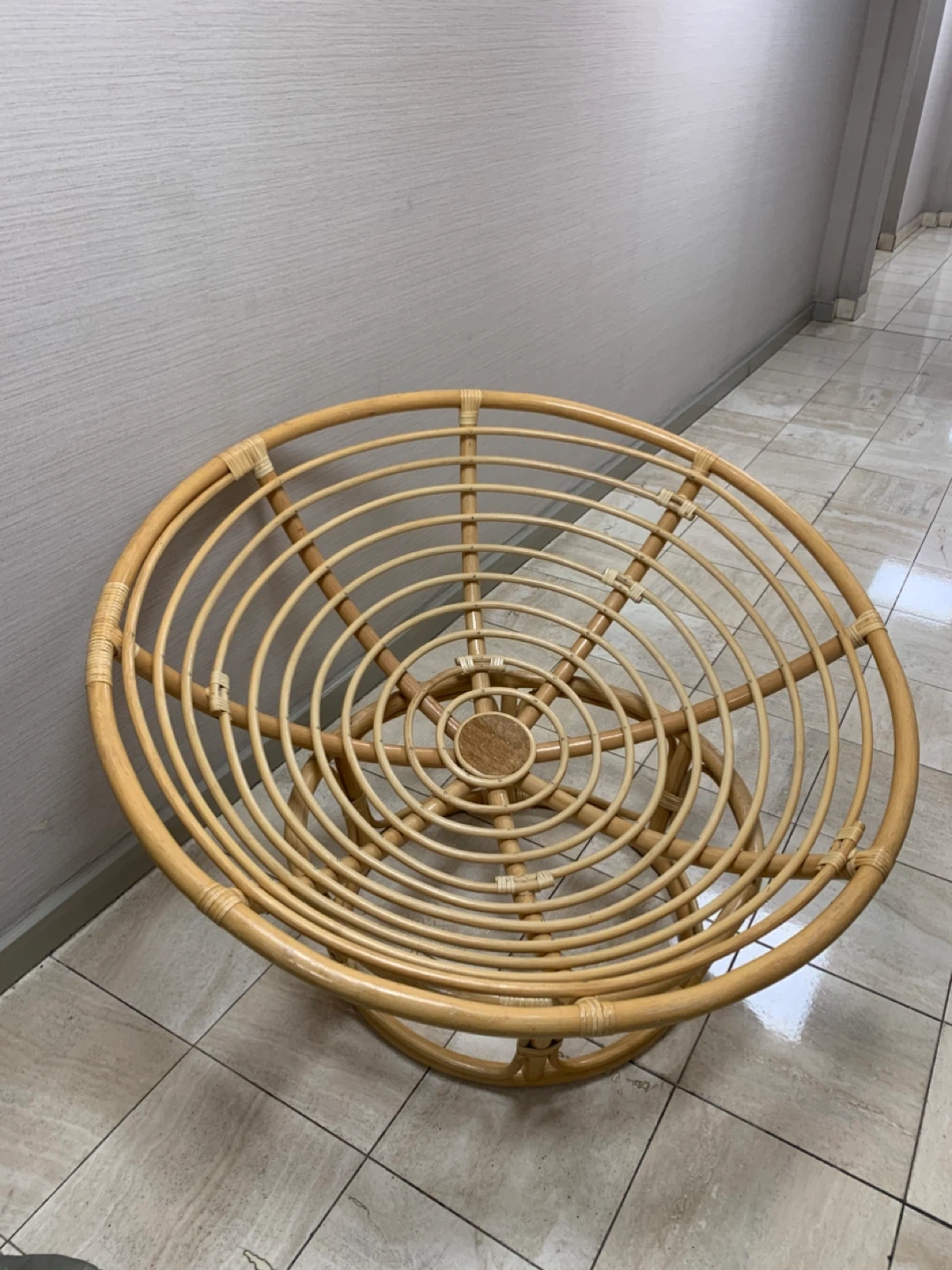 Rattan Papasan Chair with Cushion - photo 4