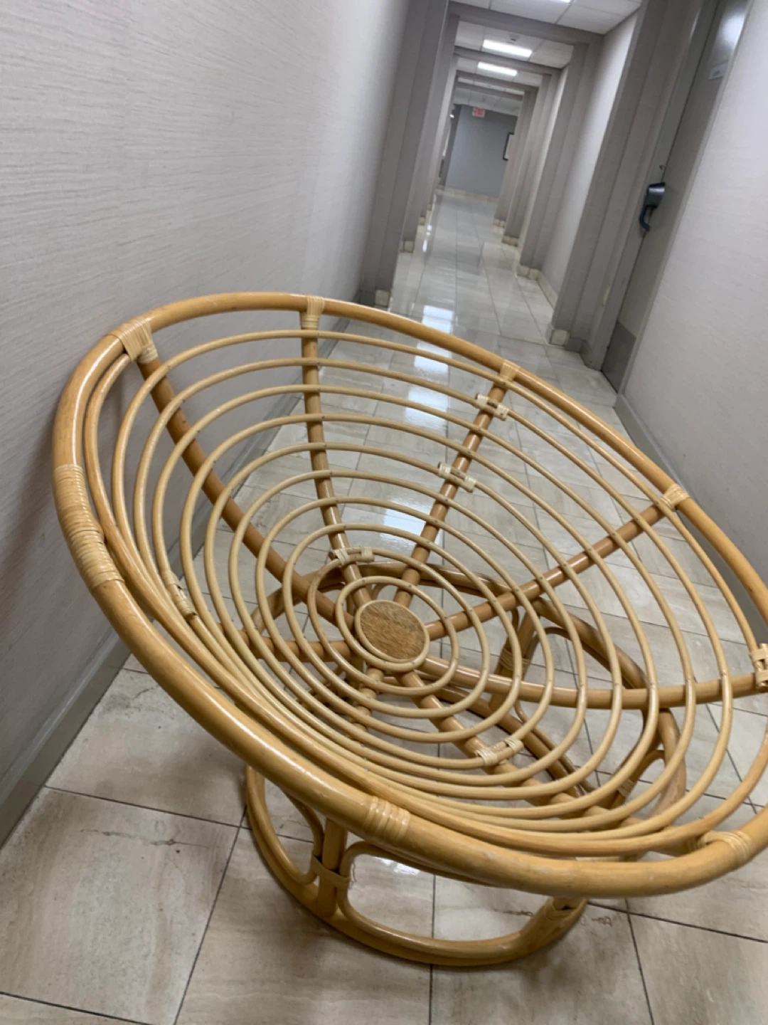 Rattan Papasan Chair with Cushion - photo 5