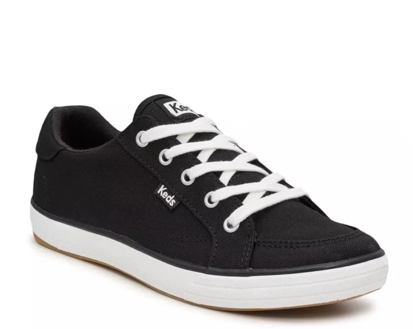Keds Women's Black Canvas Sneakers