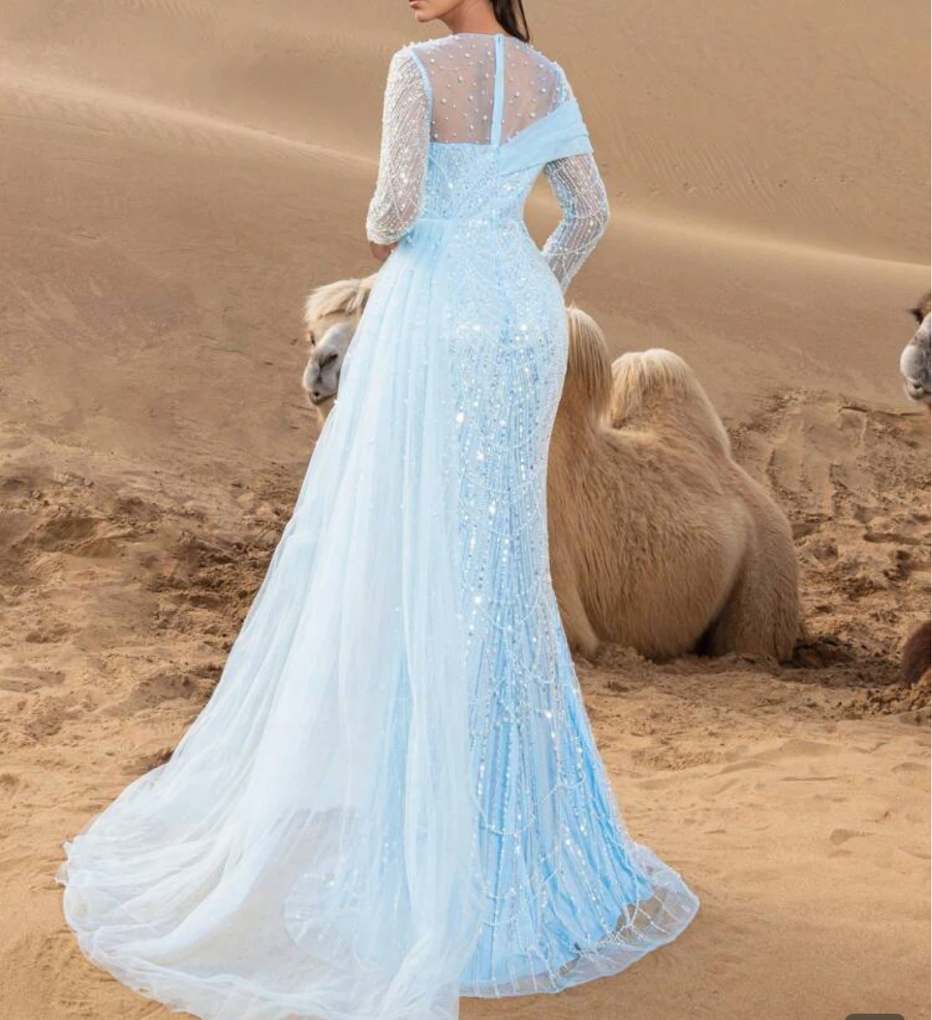 Baby blue gorgeous dress gown brand new need gone asap! - photo 2