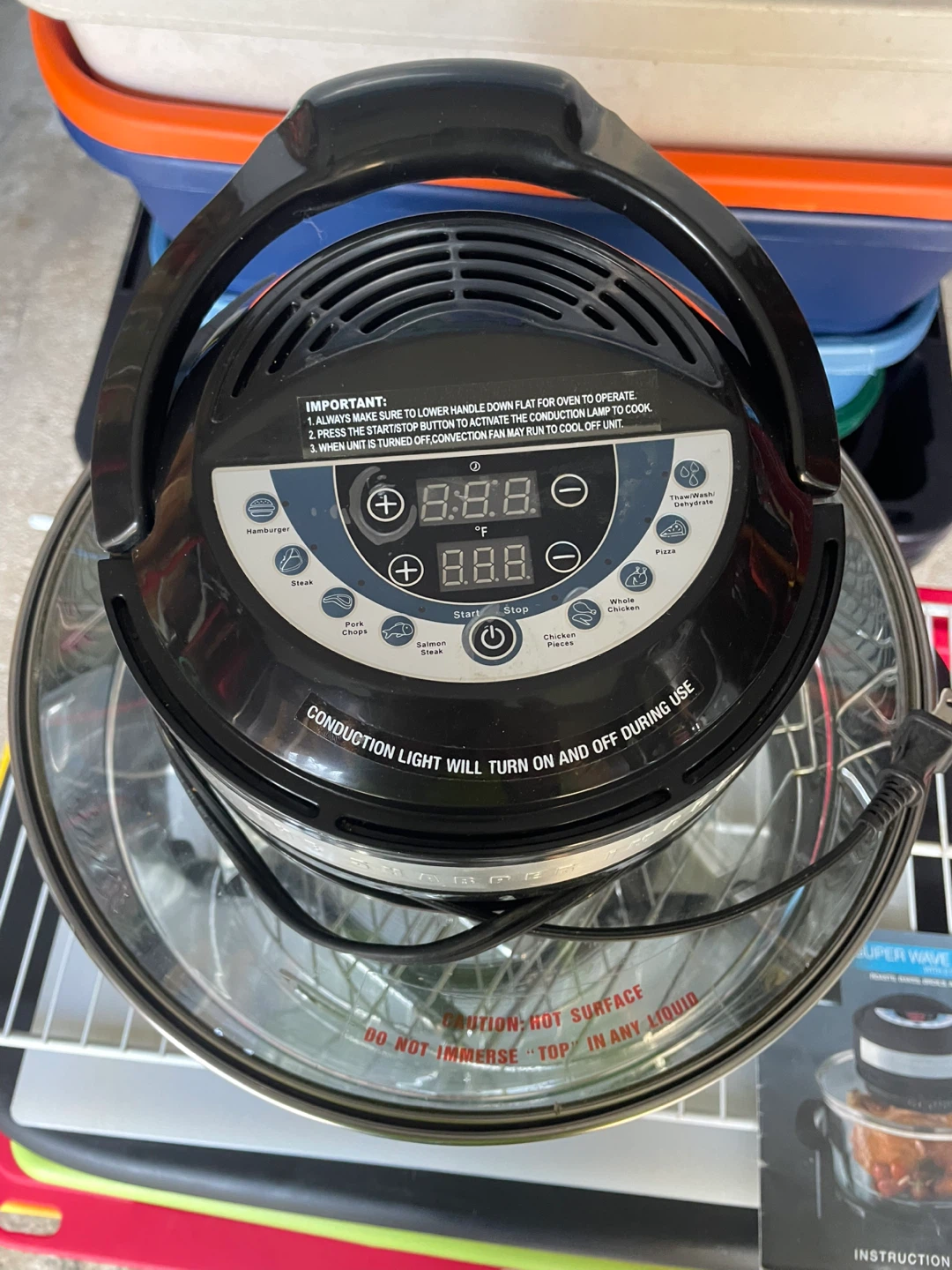 The Sharper Image Digital Oven with 8 Pre-Programmed Settings - photo 2