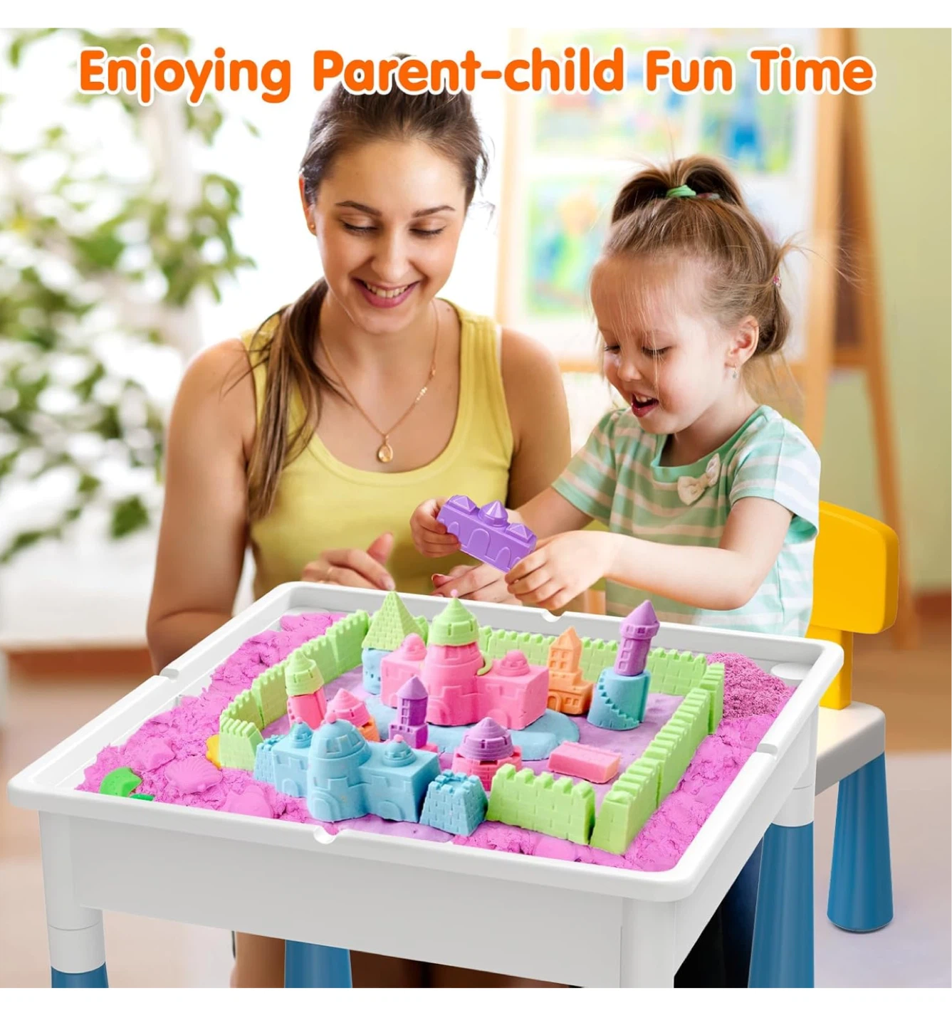 Kids Activity Table with Chairs - photo 2