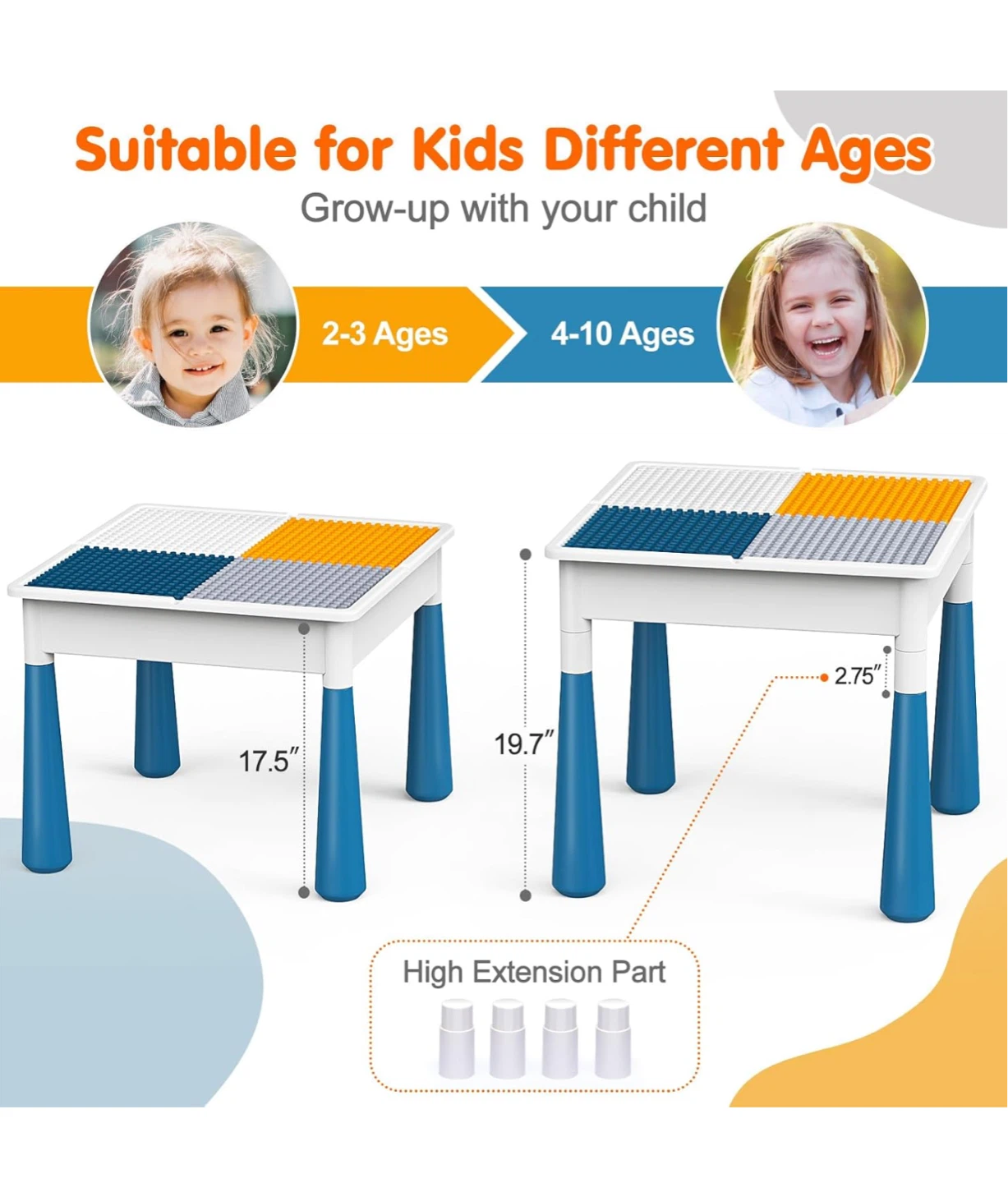 Kids Activity Table with Chairs - photo 3