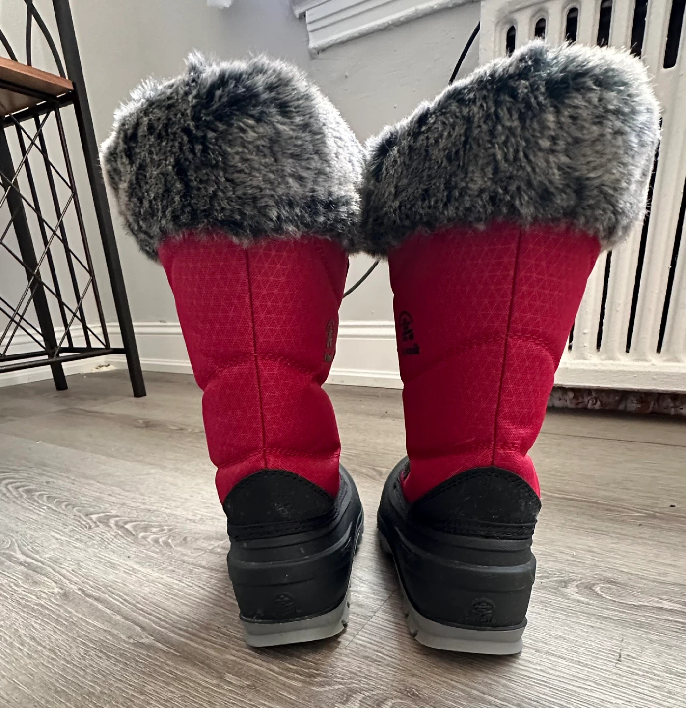 Kamik Red Winter Boots with Fur Trim - photo 2