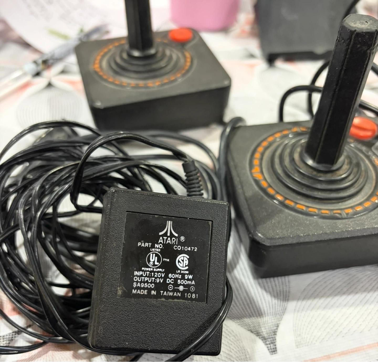 Atari Joysticks and Power Supply