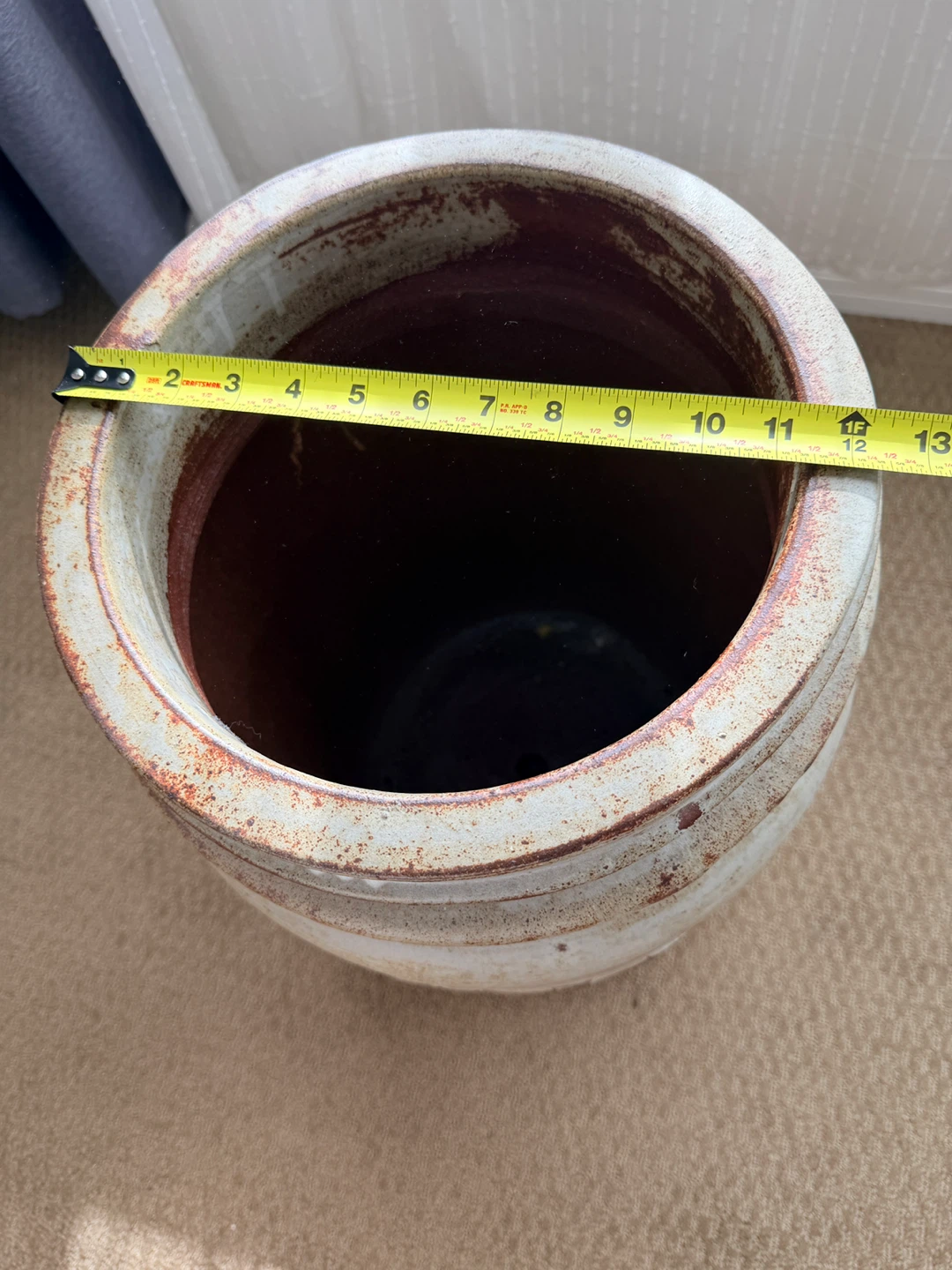 Large "Best" Self Sealing Wide Mouth Mason Jar Ceramic Decor - photo 5