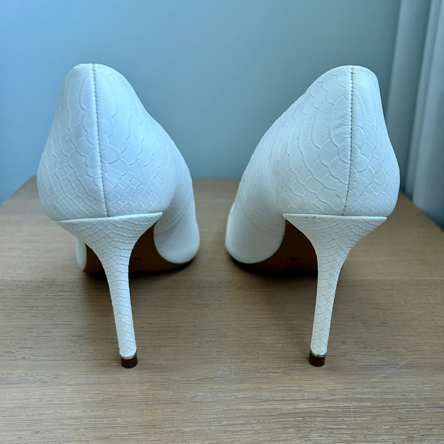 Call It Spring white pointed toe high heel pumps - size - photo 2