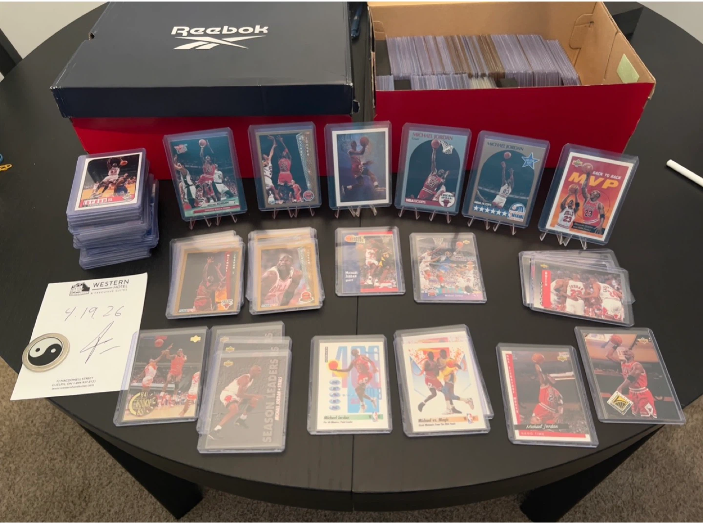 Collection of Michael Jordan Basketball Cards