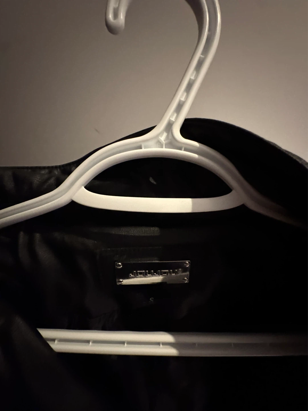 Black Faux Leather Jacket - photo 2