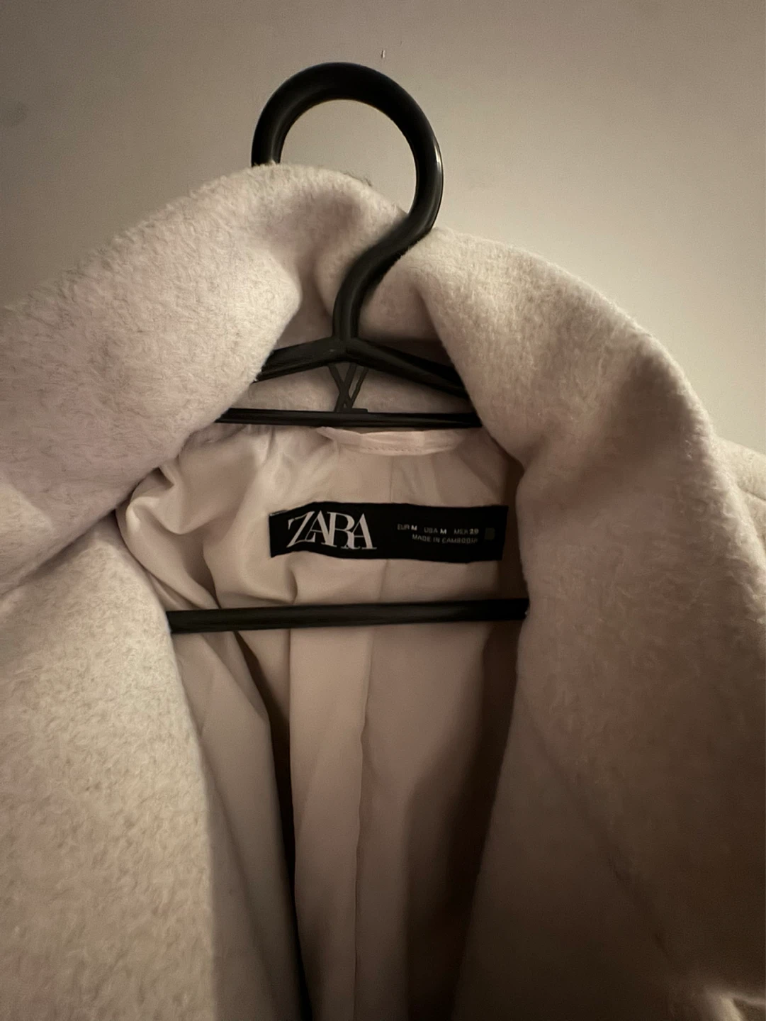 ZARA Women's Coat - Cream - Size M - photo 2