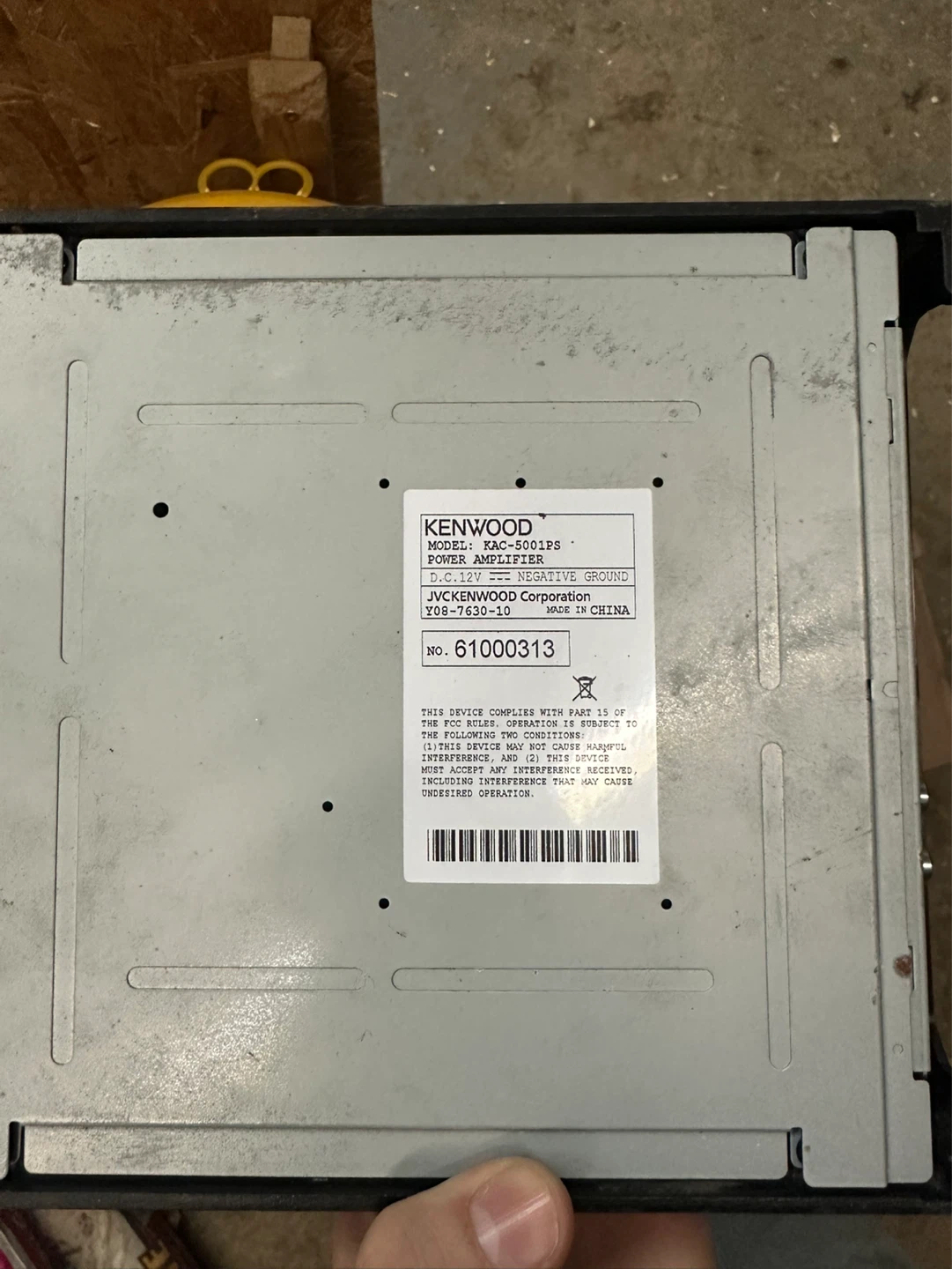 Kenwood KAC-5001PS Class D Mono Power Amplifier - photo 4