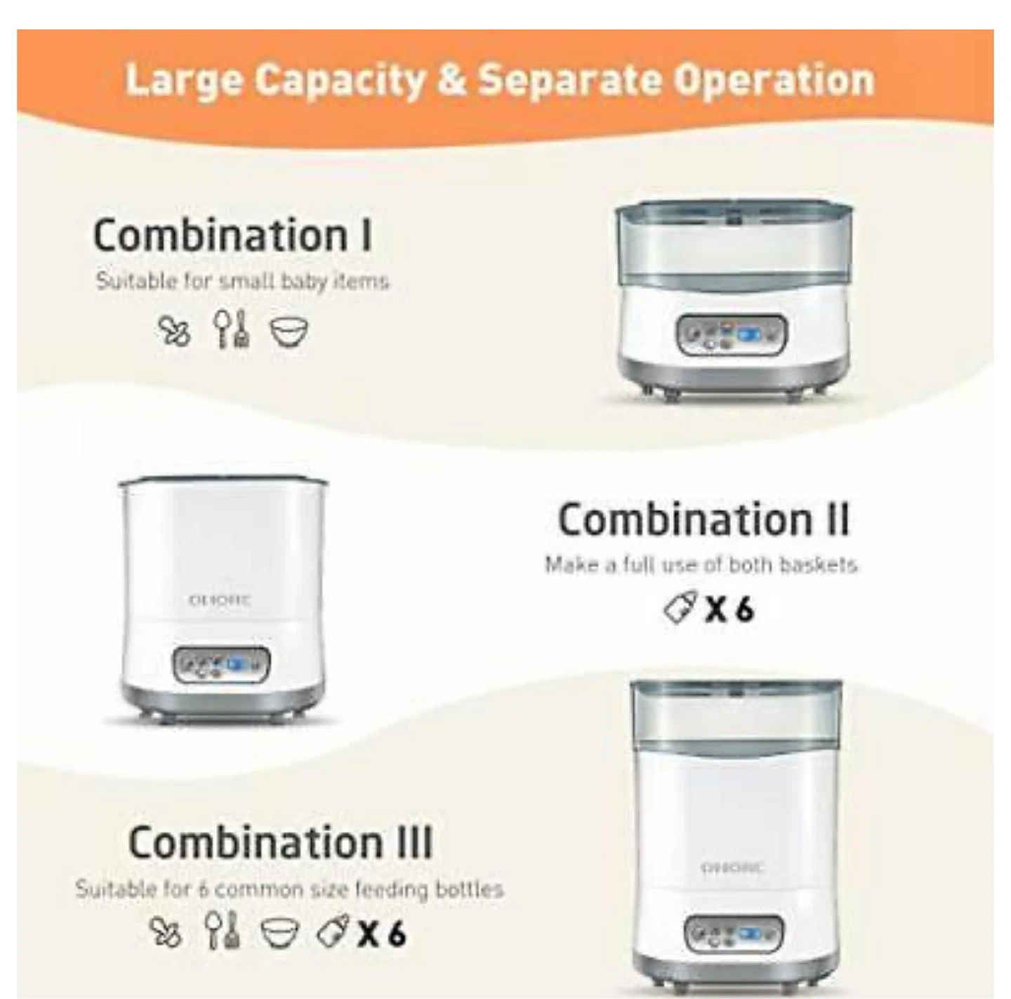 OMORC Bottle Sterilizer and Dryer - photo 4