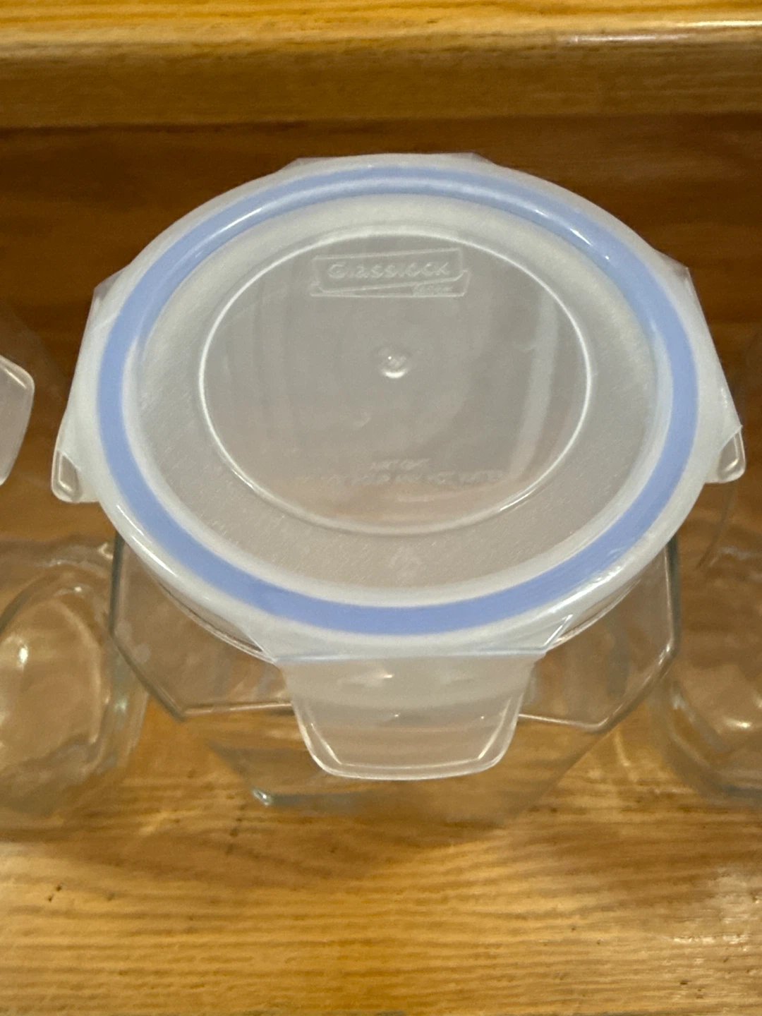 Set of 4 2L Glass Food Storage Containers with Lids - photo 2