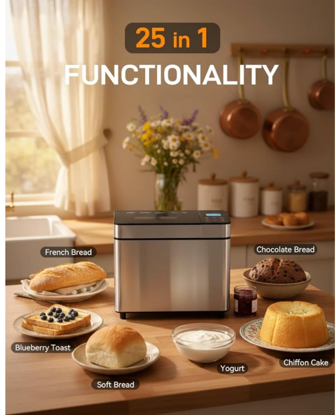 Smart Bread Maker - 25 in 1 Functionality - photo 5