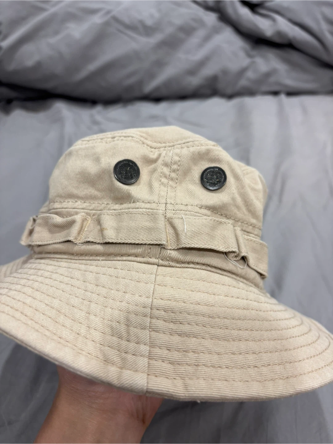 Khaki Bucket Hat