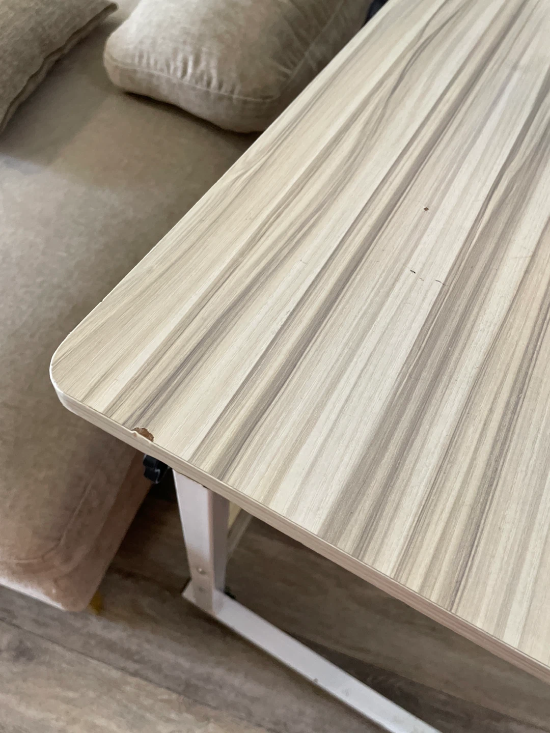 Adjustable Rolling Bedside Table - photo 5