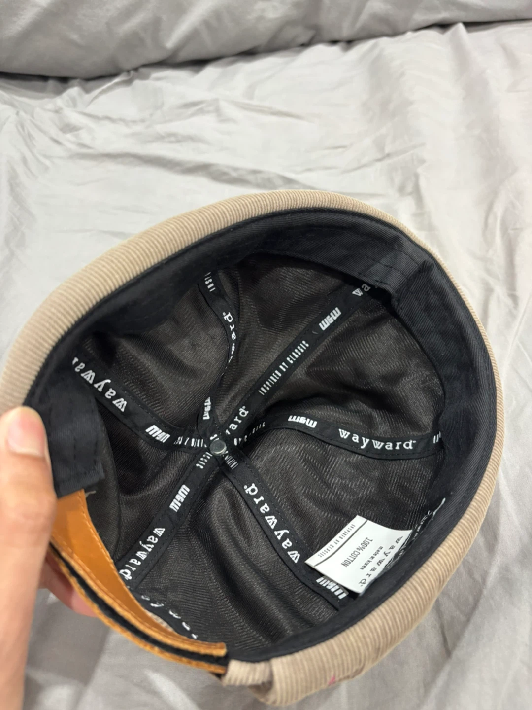 Wayward Corduroy Skull Cap - Tan - photo 4